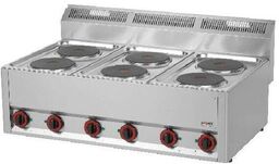 REDFOX Kuchnia gastronomiczna elektryczna 6-płytowa SP 90 ELS