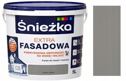 Śnieżka Extra Fasadowa Farba Ciemny Szary 5L