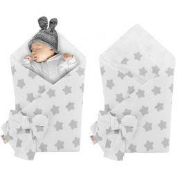 Rożek niemowlęcy Bawełna 100%, 80x80cm - szare pierniki