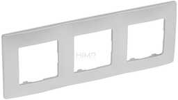 Niloe - Ramka Potrójna - Aluminium Legrand 397043
