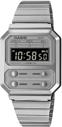 Zegarek Casio Vintage A100WE-7BEF szary