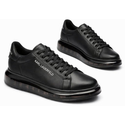 KARL LAGERFELD BUTY SPORTOWE MĘSKIE CZARNE NISKIE SKÓRZANE