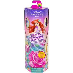 DISNEY PRINCESS Lalka Księżniczka Arielka Zakręć i odkryj