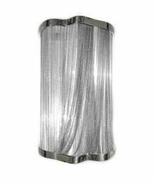 Kinkiet ATLANTA WALL 2 - aluminium, stal