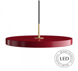 Lampa wisząca Asteria 43 bordowa, Ø 43 cm,