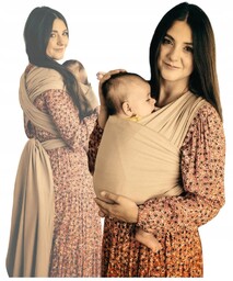 Chusta Do Noszenia Dziecka Niemowląt Elastyczna Tkanina Premium
