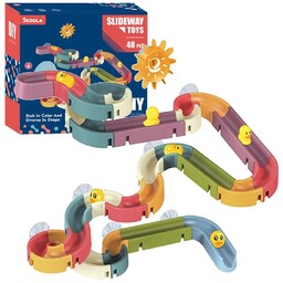 Zabawka Do Kąpieli Tor Zjeżdżalnia Kaczka 8366-25A