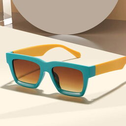 Stylion Okulary przeciwsłoneczne z filtrem UV400 STL39B Turkus/Żółty
