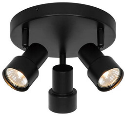 Nordlux - Boston 3 Lampa Sufitowa Czarny