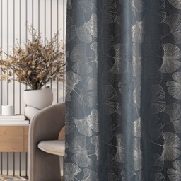 Zasłona gotowa na taśmie marszczącej 140x280cm antracite 1szt.,