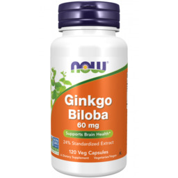 NOW Foods Ginkgo Biloba 60 mg 120 kaps