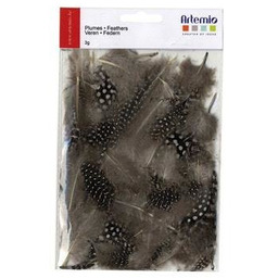 Ozdobne piórka perliczki puchate 3 g