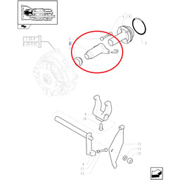 TULEJA DOCISKOWA SPRZĘGŁA NEW HOLLAND CNH 84487337