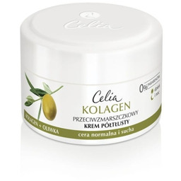 Celia Seria kolagenowa Krem półtłusty przeciw zmarszczkom cera