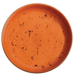 Miska płytka 200 mm Dahlia pomarańczowa Fine Dine