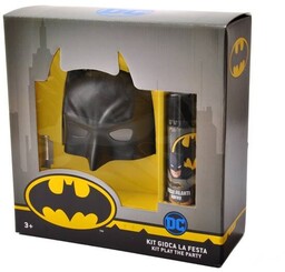 Zestaw Batman 3 elementy peleryna maska spray licencja