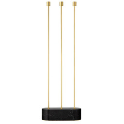 AYTM - Grasil Floor Świecznik L27xW9xH82 Black/Gold