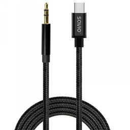 Savio Kabel USB-C do mini-Jack CL-188 2m