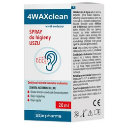 4WAXclean Spray do higieny uszu, 20ml
