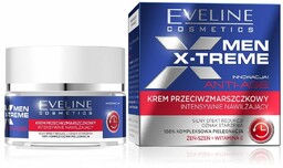 Eveline Men X-Treme, przeciwzmarszczkowy krem nawilżający, 50ml
