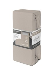 Faro Prześcieradło jersey z gumką soft 140x200 szare