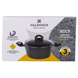 Garnek z pokrywą Valdinox Rock 18 cm 2,0