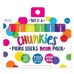 Farby w kredce, Chunkies Paint Sticks Neon, 6