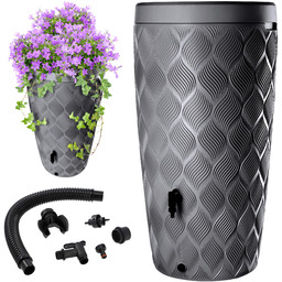 Zbiornik na deszczówkę Reveret 240L z zestawem przyłączeniowym