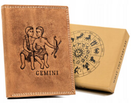 Męski portfel ze wzorem znaków zodiaku Always Wild