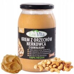 Krem Z Orzechów Nerkowca Crunchy 900G Eoovita 100%