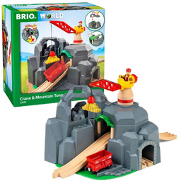 Brio 63388900 Dźwig I Tunel Górski (63388900) Bezpieczna