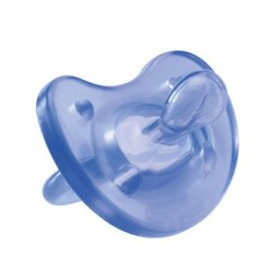 Chicco Physio Soft Smoczek 0m+-niebieski Smoczek uspokajający 0m+