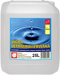 Woda Demineralizowana Destylowana 25L