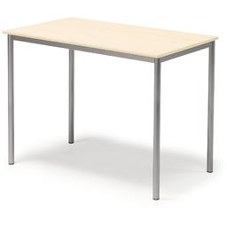 Stół SONITUS, 1200x700x900 mm, laminat HPL brzoza, szary