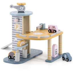 Viga Toys Viga Polarb Parking Garaż Z Helikopterem