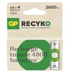 GP Battery Akumulatorki R6/AA Ni-MH 2600mAh blister 4szt.
