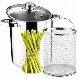 Garnek Do Szparagów Makaronu Warzyw Stal Nierdzewna