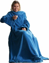 CelinaTex koc telewizyjny z rękawami i kieszenią