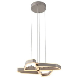 Lucande - Quinn 4 Lampa Wisząca Nickel