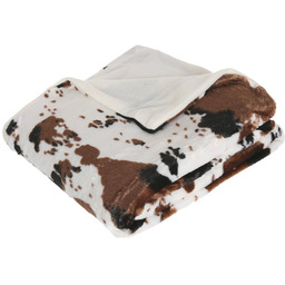 Atmosphera Narzuta na łóżko, pled dekoracyjny z motywem