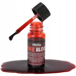 SZTUCZNA KREW Z PĘDZELKIEM FESTICY 15ML HALLOWEEN WAMPIR
