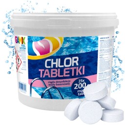 Chlor Tabletki Long Gamix 5kg 200g