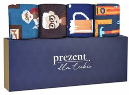 Todo Socks Zestaw prezentowy Kochany Dziadek, cztery pary