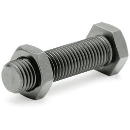 Śruba zderzakowa z nakrętką ze stali GN 251-M16-50-AK