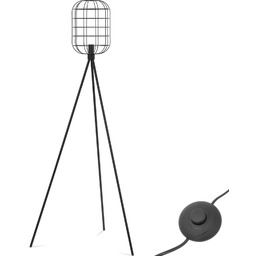 Lampa stojąca podłogowa klosz z siatki E27x163cm