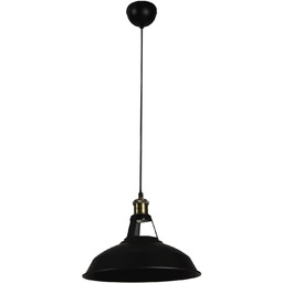 Lampa wisząca loftowa czarna metalowa 31cm AZ1351