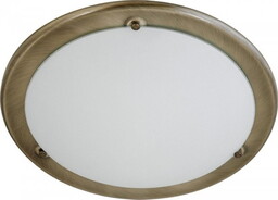RABALUX 5233 Plafoniera Ufo E27/2x60W mosiądz ant. D40