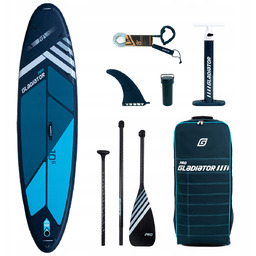 Deska pompowana Sup Gladiator Pro 10'6 leash wiosło