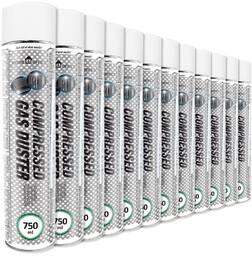 Compressed Air Duster AABCOOLING 12x 750ml Home&Office Sprężone