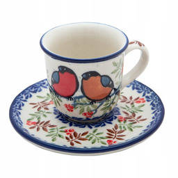 Filiżanka espresso 60 ml spodek Ceramika Artystyczna Bolesławiec